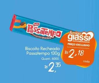 Giassi Supermercados Biscoito Recheado Passatempo oferta