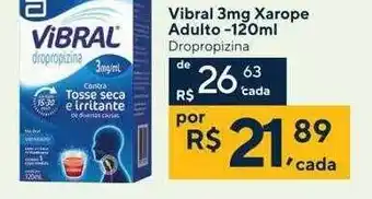 Drogaria Coop Vibral 3mg Xarope Adulto Dropropizina oferta