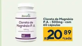 Cloreto De Magnésio P.a. 500mg