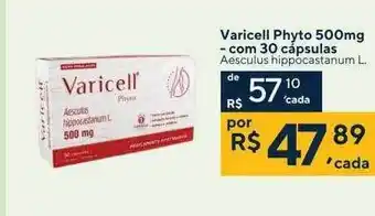 Varicell Phyto 500mg Aesculus Hippocastanum L.