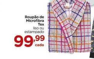 Carrefour Roupão De Microfibra Tex oferta