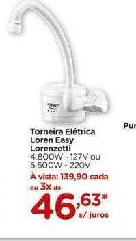 Carrefour Torneira Elétrica Loren Easy Lorenzetti oferta