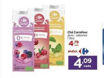 Carrefour Chá Carrefour Zero Sabores oferta