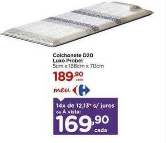 Colchonete D20 Luxo Probel