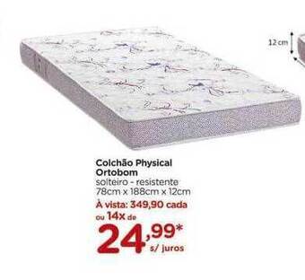 Carrefour Colchão Physical Ortobom oferta