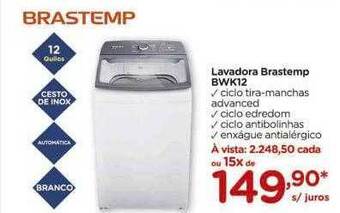 Carrefour Lavadora Brastemp Bwk12 oferta