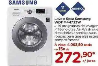 Carrefour Lava E Seca Samsung Wd11m44733w oferta
