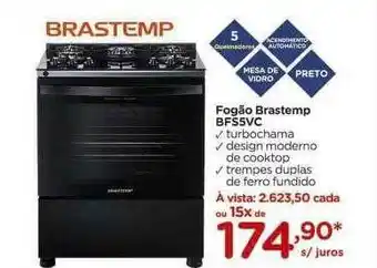 Carrefour Fogão Brastemp Bfs5vc oferta