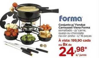 Carrefour Conjunto P Fondue Carroussel Viena Forma oferta