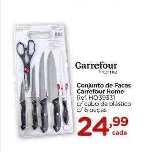 Carrefour Conjunto De Facas Carrefour Home oferta