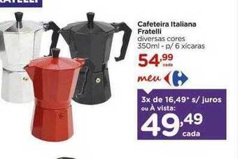 Cafeteira Italiana Fratelli