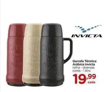 Carrefour Garrafa Térmica Arabica Invicta oferta