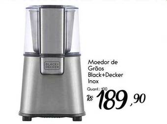 Giassi Supermercados Moedor De Grãos Black+decker Inox oferta