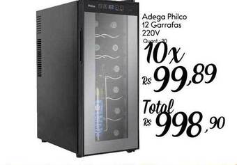 Giassi Supermercados Adega Philco 12 Garrafas 220v oferta