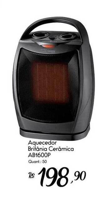 Aquecedor Britânia Cerâmica Ab1600p