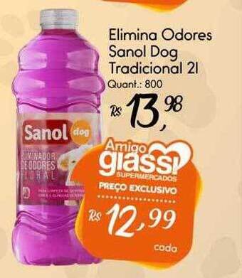 Giassi Supermercados Elimina Odores Sanol Dog Tradicional oferta
