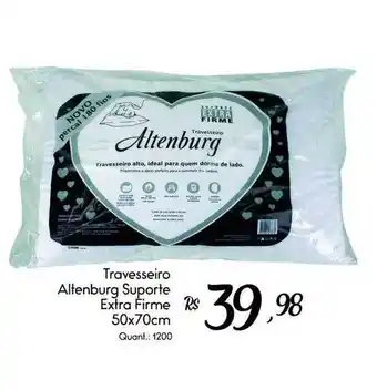 Travesseiro Altenburg Suporte Extra Firme