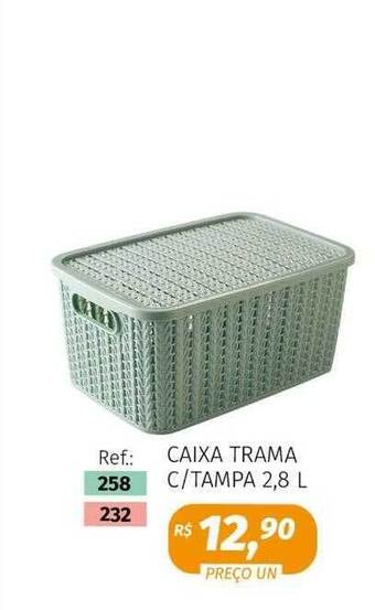Caixa Trama C-tampa