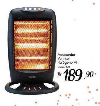 Giassi Supermercados Aquecedor Ventisol Halógeno Ah oferta