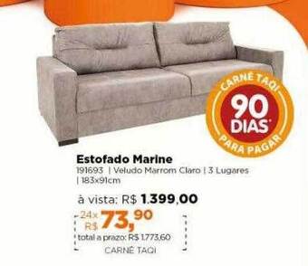 Lojas TaQi Estofado Marine oferta