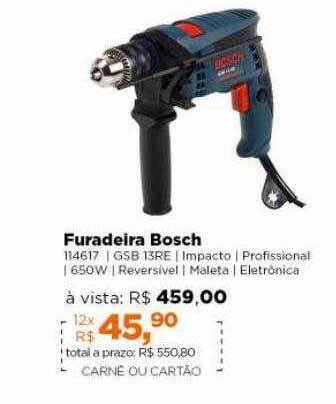 Lojas TaQi Furadeira Bosch oferta