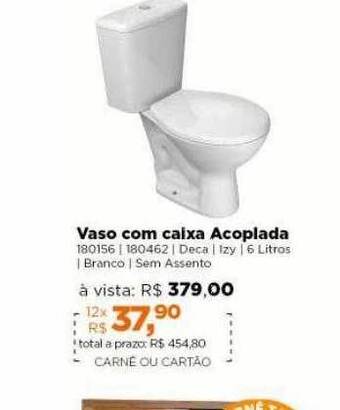Vaso Com Caixa Acoplada