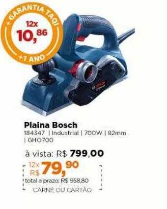 Lojas TaQi Plaina Bosch oferta