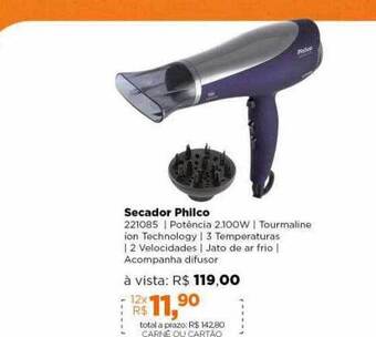 Secador Philco