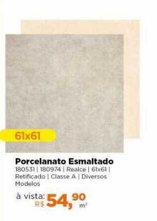 Lojas TaQi Porcelanato Esmaltado oferta