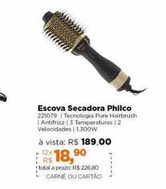 Lojas TaQi Escova Secadora Philco oferta