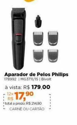 Lojas TaQi Aparador De Pelos Philips oferta
