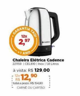 Chaleira Elétrica Cadence