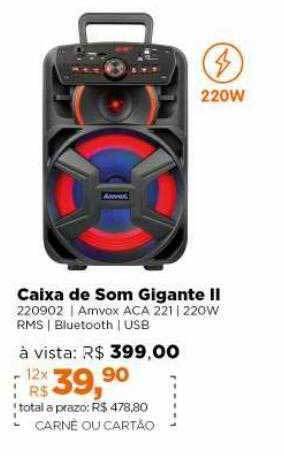 Caixa De Som Gigante Ll
