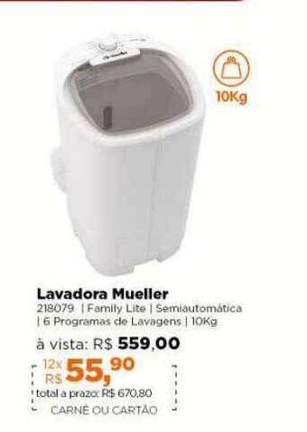 Lojas TaQi Lavadora Mueller oferta