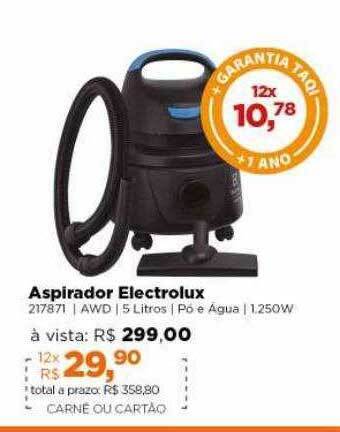 Lojas TaQi Aspirador Electrolux oferta