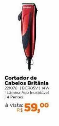 Lojas TaQi Cortador De Cabelos Britânia oferta