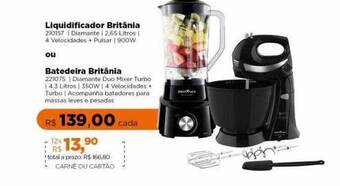 Liquidificador Britânia Ou Batedeira Britânia