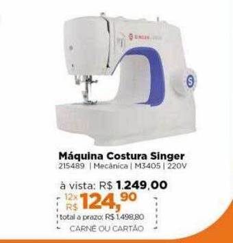 Máquina Costura Singer