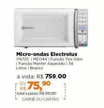 Micro-ondas Electrolux