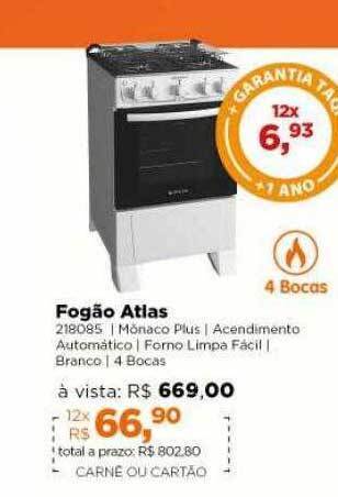 Fogão Atlas