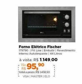 Lojas TaQi Forno Elétrico Fischer oferta
