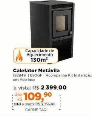 Calefator Metávilla