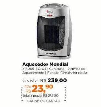 Aquecedor Mondial