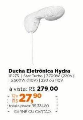 Lojas TaQi Ducha Eletrônica Hydra oferta