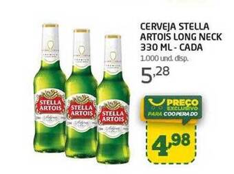 Cooper Cerveja Stella Artois Long Neck oferta
