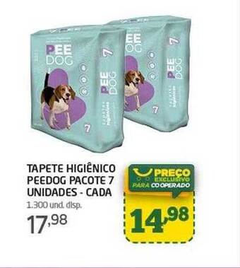 Cooper Tapete Higiênico Peedog oferta
