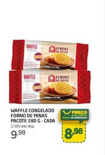 Cooper Waffle Congelado Forno De Minas oferta