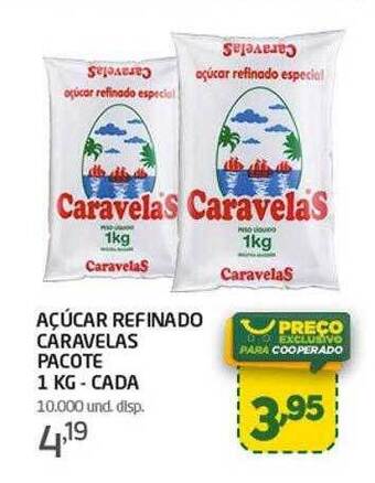 Cooper Açucar Refinado Caravelas oferta