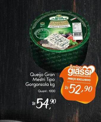 Giassi Supermercados Queijo Gran Mestri Tipo Gorgonzola Kg oferta