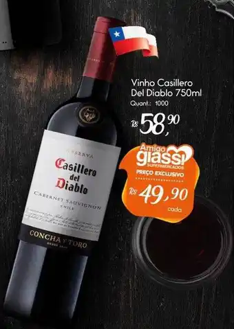 Vinho Casillero Del Diablo